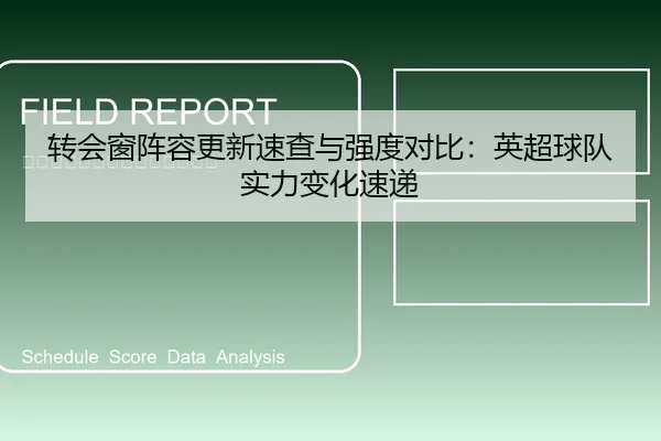 转会窗阵容更新速查与强度对比：英超球队实力变化速递